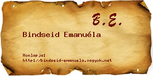 Bindseid Emanuéla névjegykártya